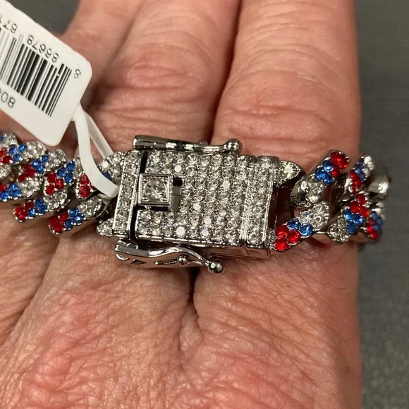 Invicta Elements Men's Drip Chain 8” Bracelet, Freedome Frost (80899) - Picture 6 of 6